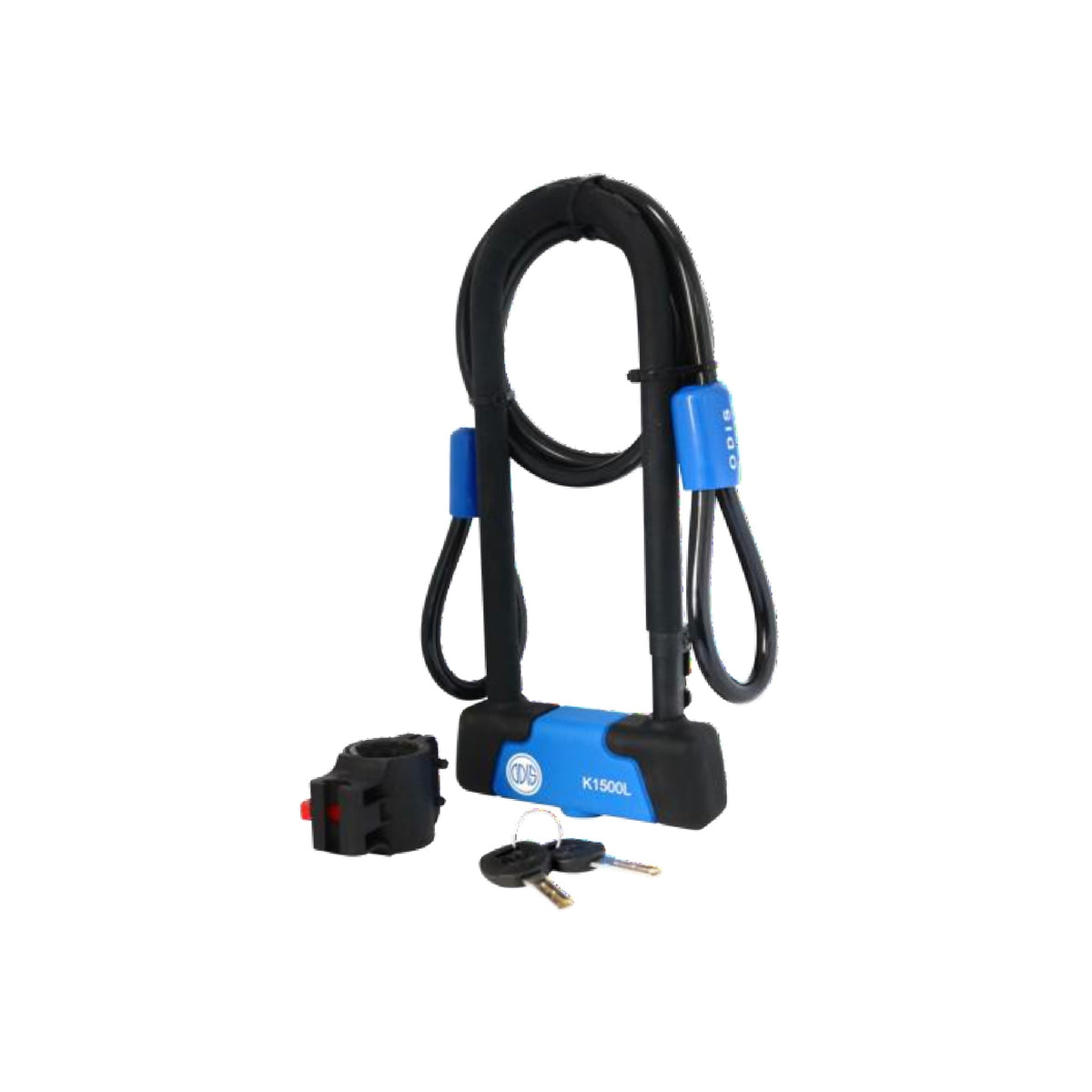 SET CANDADO U LOCK ODIS BIKE K1500L 15X285MM