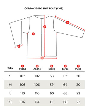CORTAVIENTO TRIP BOLT FULL REFLECTANTE