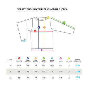 JERSEY ENDURO TRIP PUNK HOMBRE