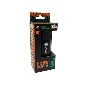LUZ DELANTERA USB TRIP COMPASS 400 LM
