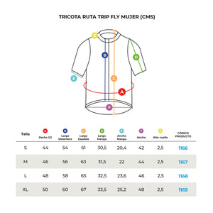 TRICOTA RUTA TRIP FLY MUJER