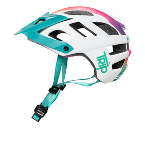 CASCO TRIP ENDURO WHITE/TURQ