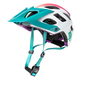 CASCO TRIP ENDURO WHITE/TURQ
