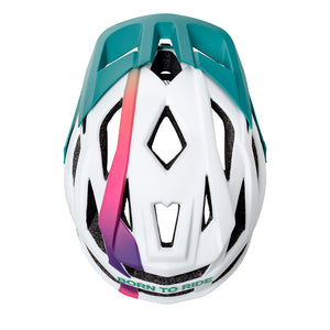 CASCO TRIP ENDURO WHITE/TURQ