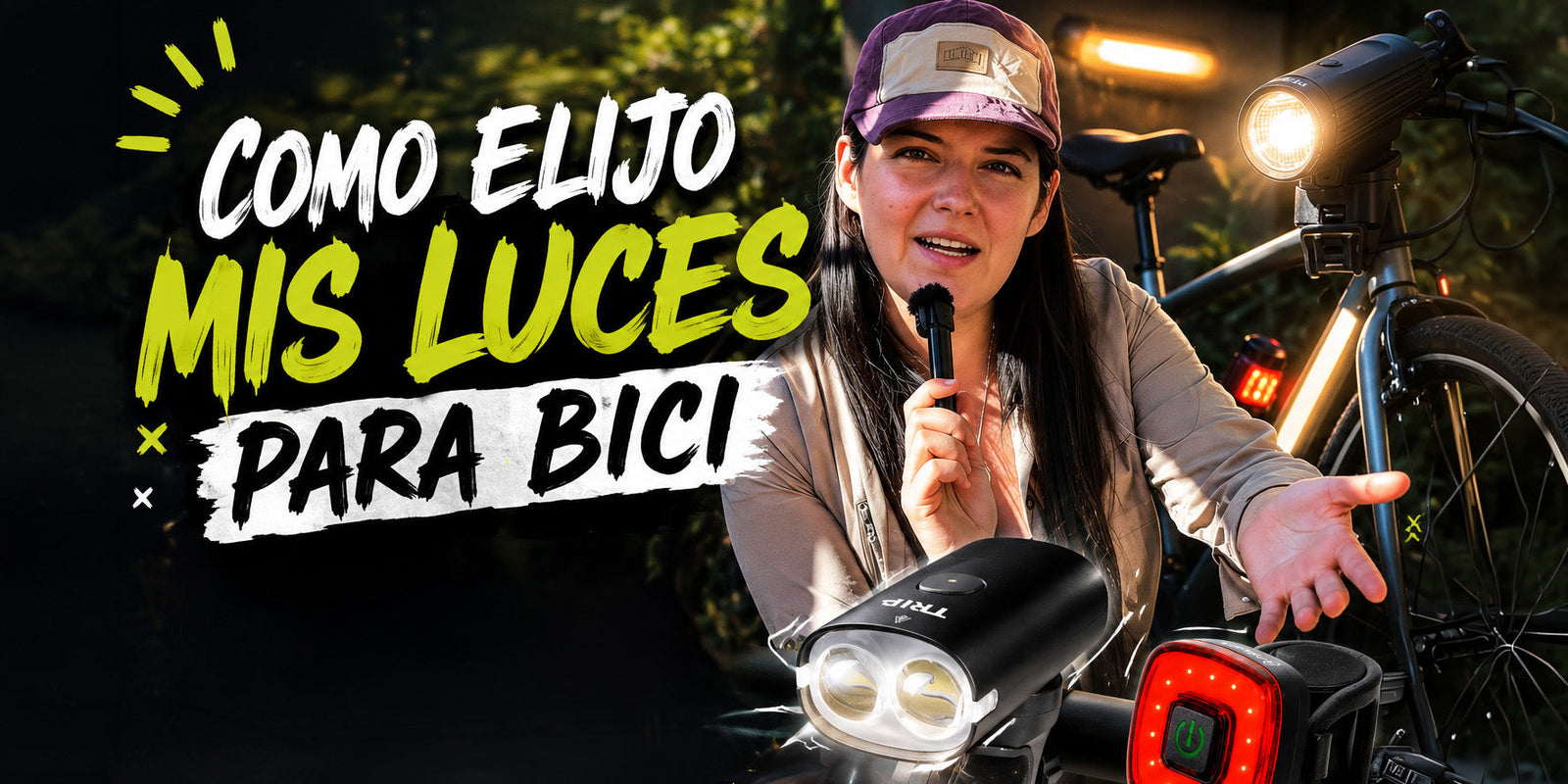 ¿Qué luces necesita tu bicicleta para andar de noche en Santiago y cómo elegir la correcta?