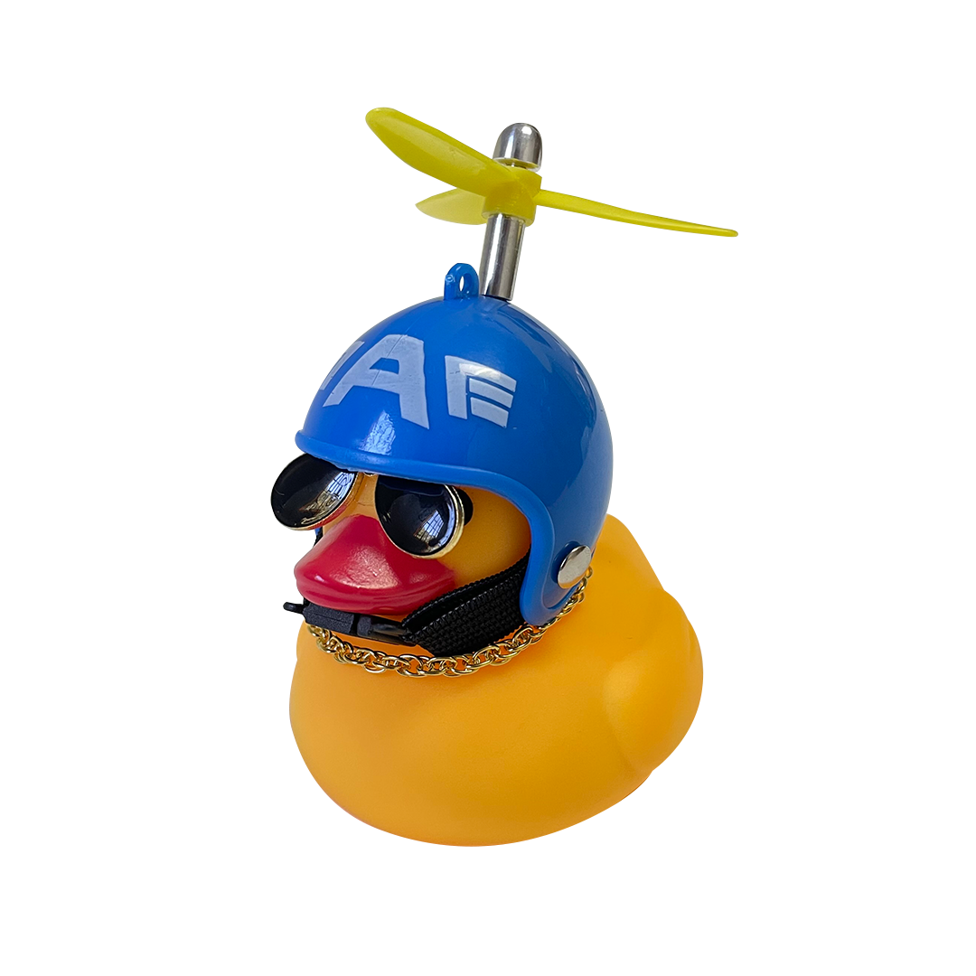 PATO DE HULE FACHERO CAPITAN AMERICA