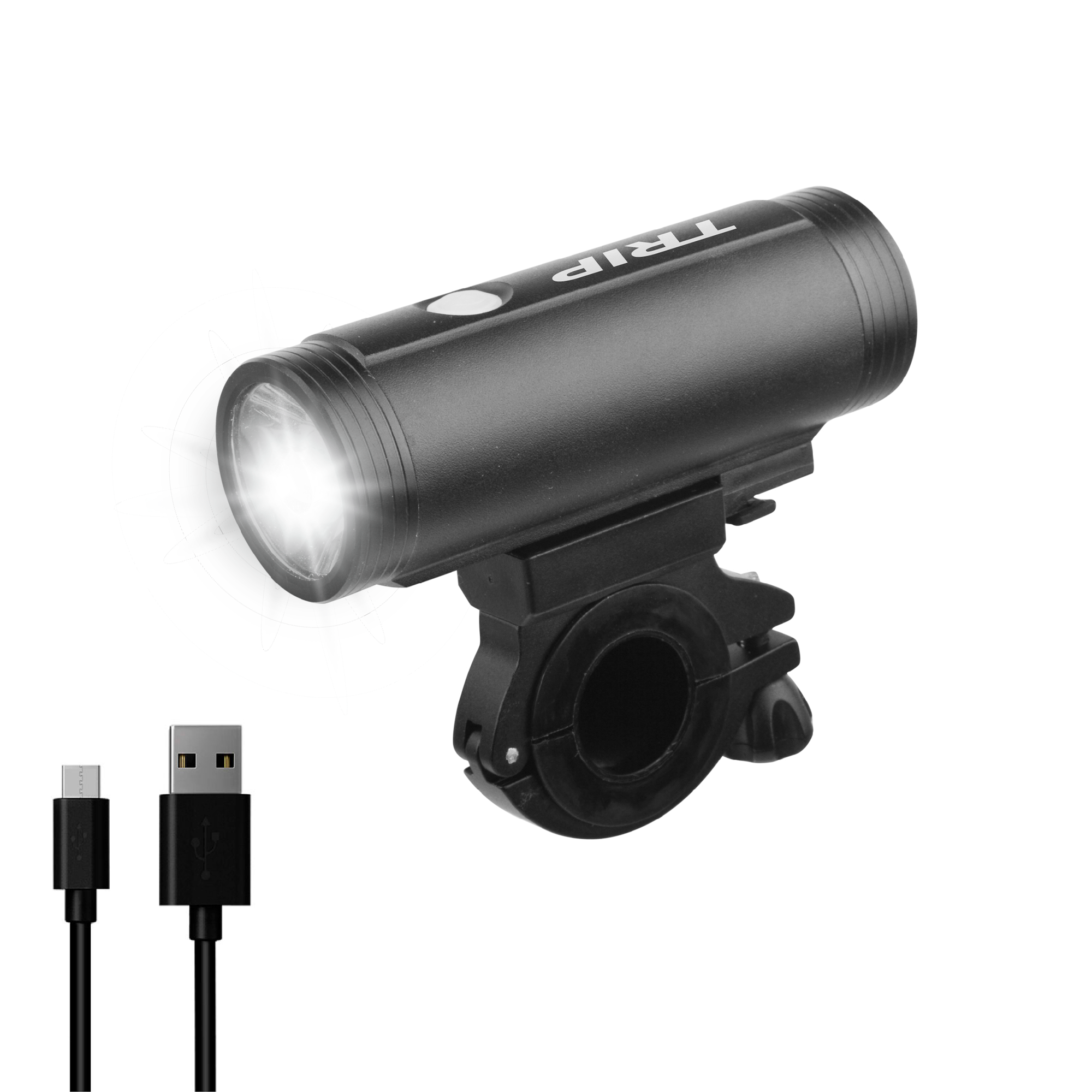 Luz Recargable Y10 para Bicicleta USB 1000 LM Delantera - Bike Sprint