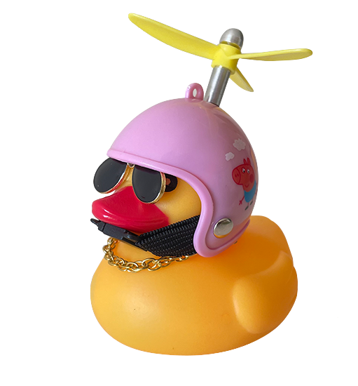 PATO DE HULE FACHERO PEPPA PIG