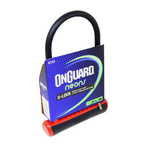 CANDADO ONGUARD LLAVE U-LOCK NS 115X230MM ROJO
