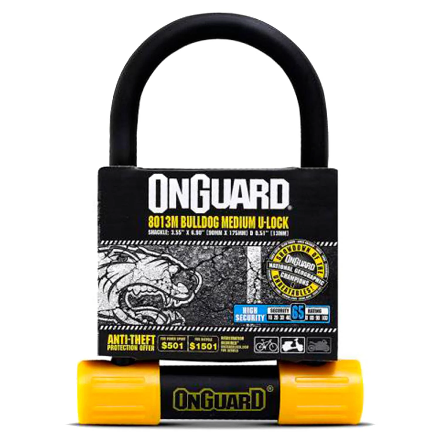 CANDADO ONGUARD U-LOCK BULLDOG MEDIUM