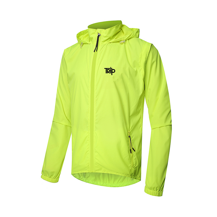 CORTAVIENTO TRIP FLOW NEON MANGA DESMONTABLE