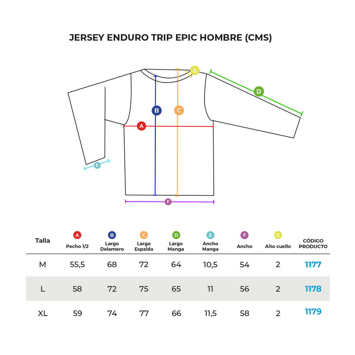 JERSEY ENDURO TRIP PUNK HOMBRE