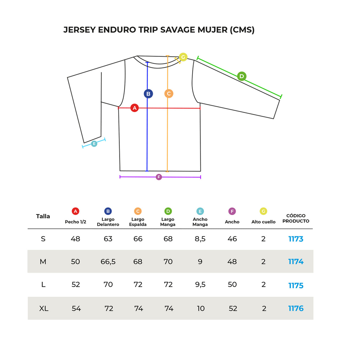 JERSEY ENDURO TRIP SAVAGE MUJER