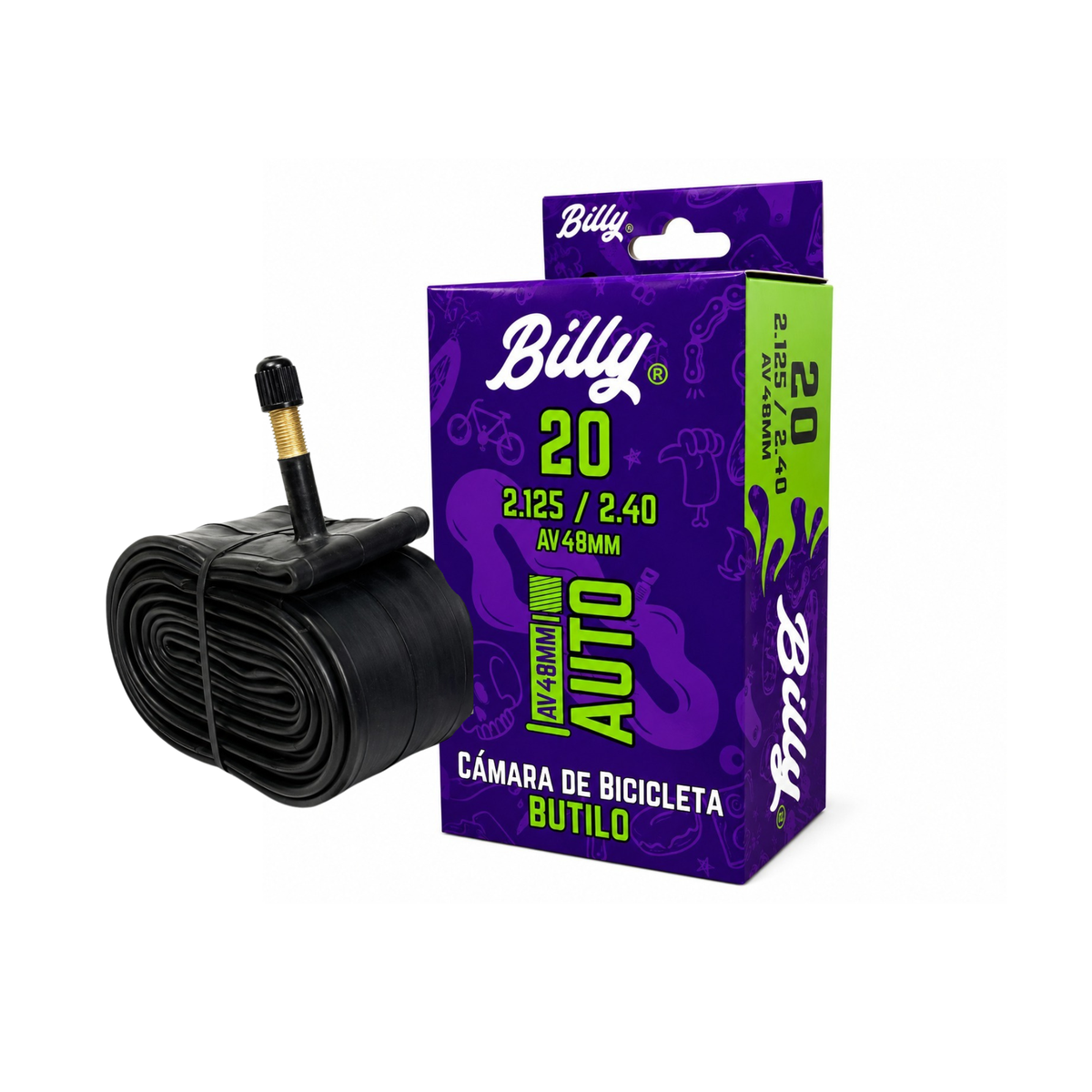 CÁMARA BILLY 20X2.125/240 AV 48MM