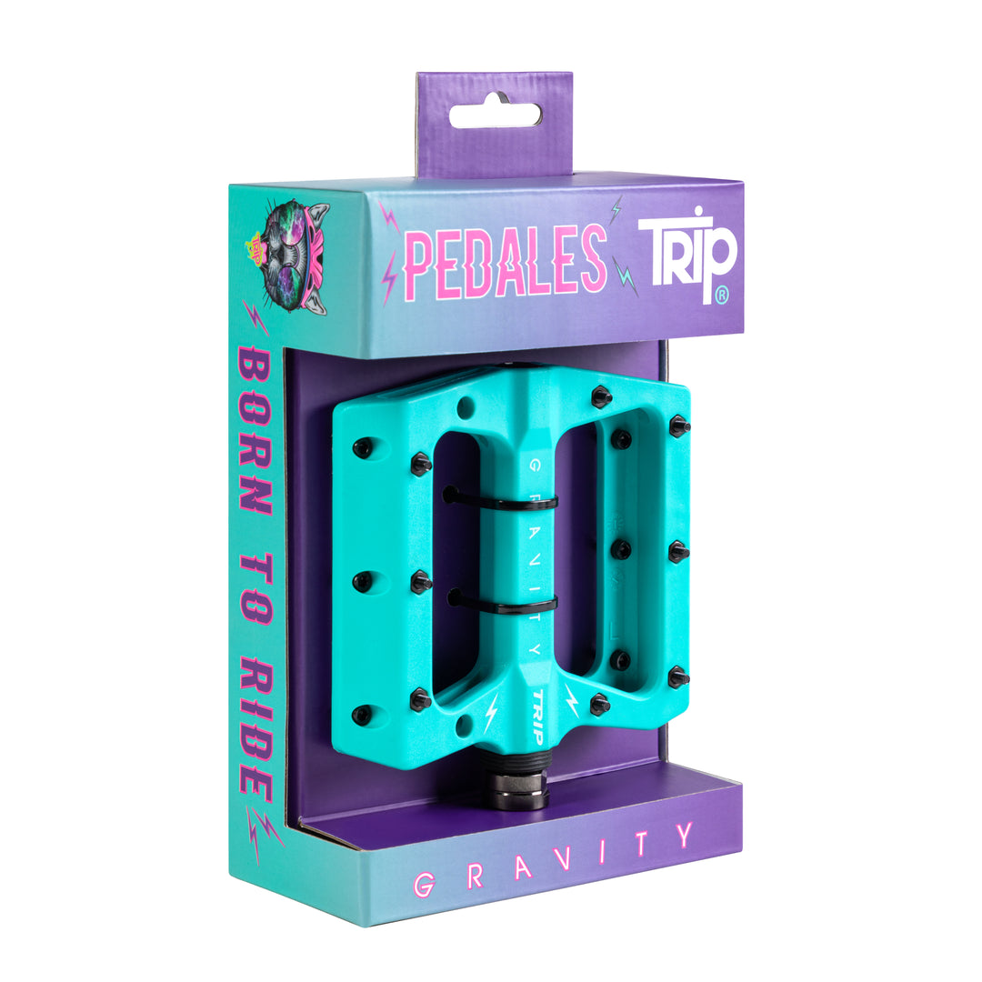 PEDAL TRIP GRAVITY TURQ NYLON