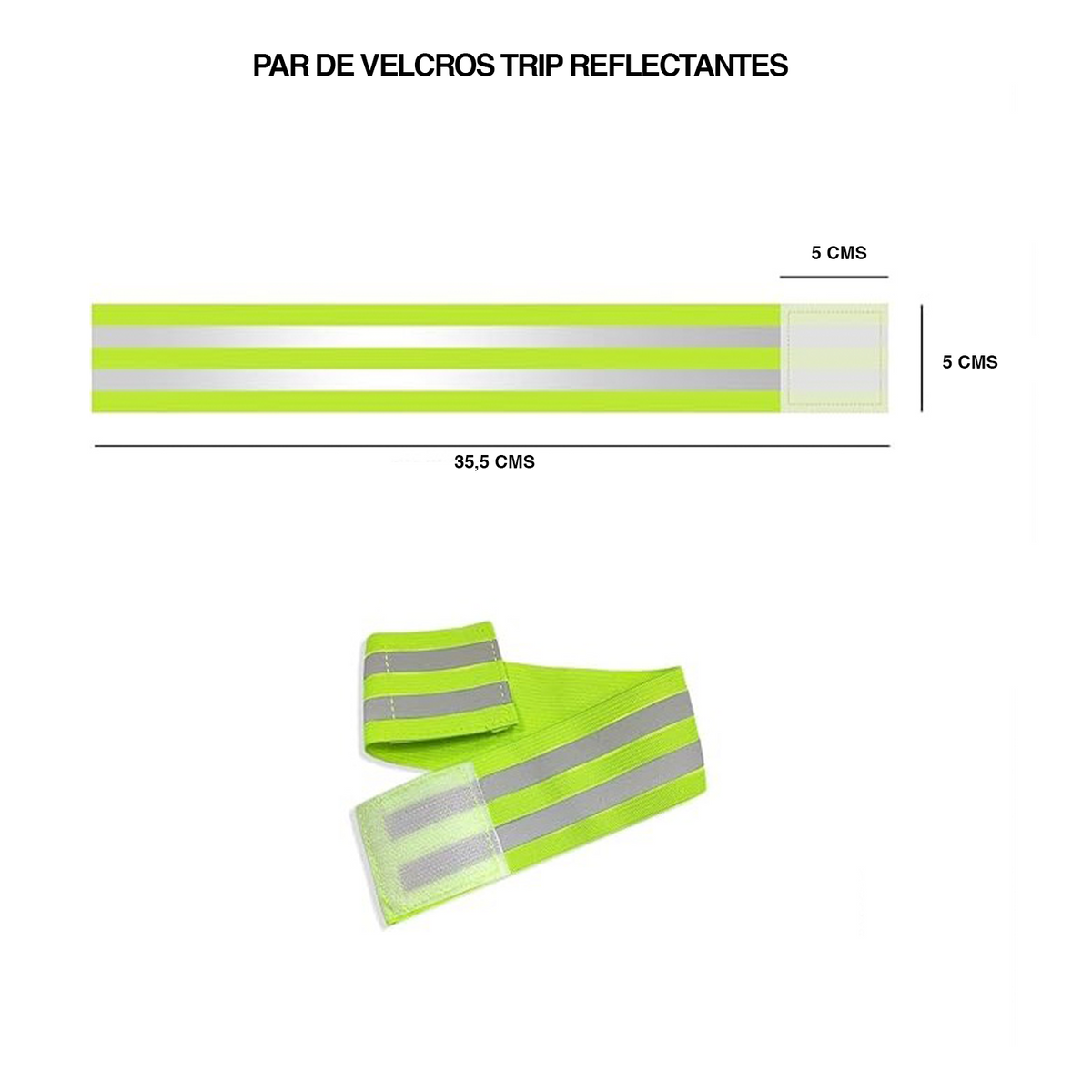 PAR DE VELCROS TRIP REFLECTANTE