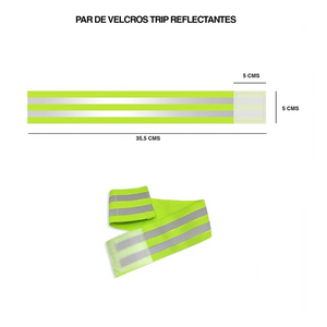PAR DE VELCROS TRIP REFLECTANTE