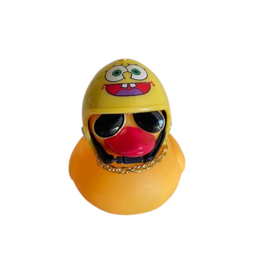 PATO DE HULE FACHERO BOB ESPONJA