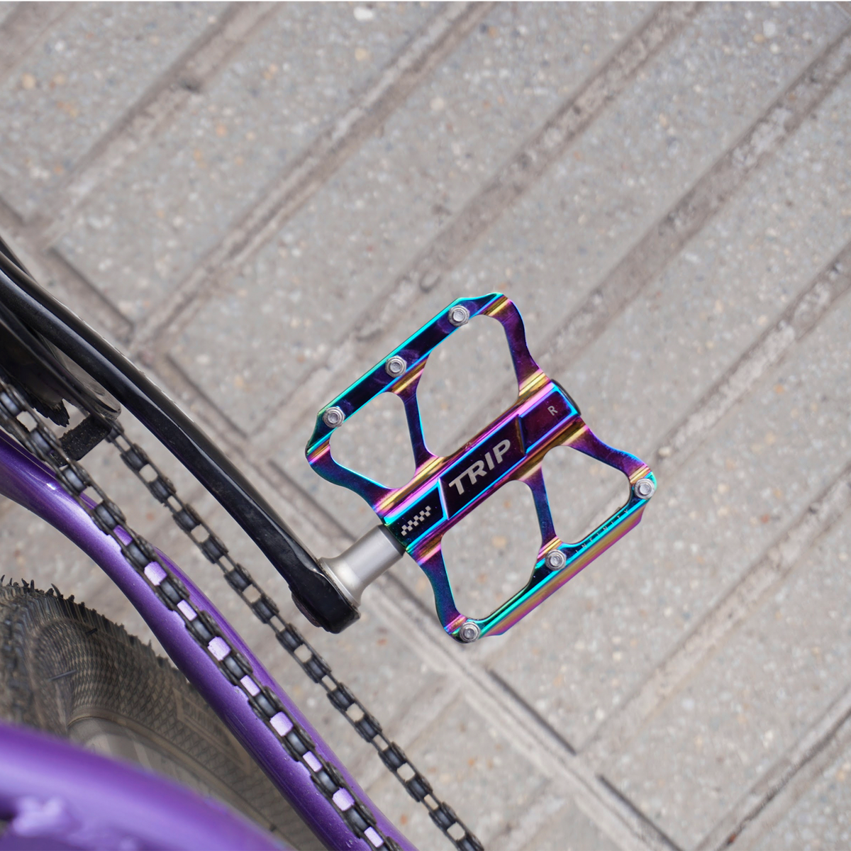 PEDAL TRIP INFINITY TORNASOL ALUMINIO