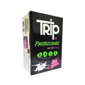 SET DE PROTECCIONES TRIP ROSADA