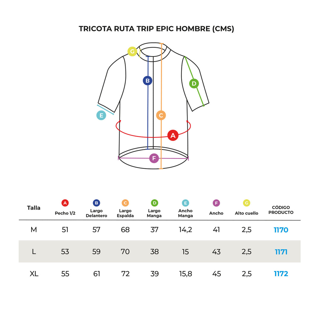 TRICOTA RUTA TRIP EPIC HOMBRE