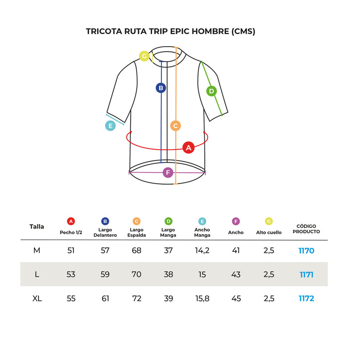 TRICOTA RUTA TRIP EPIC HOMBRE