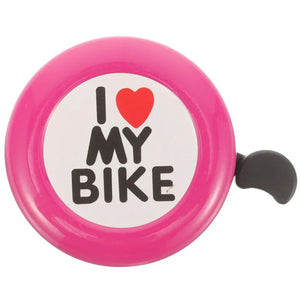 Campana I Love My Bike Pink