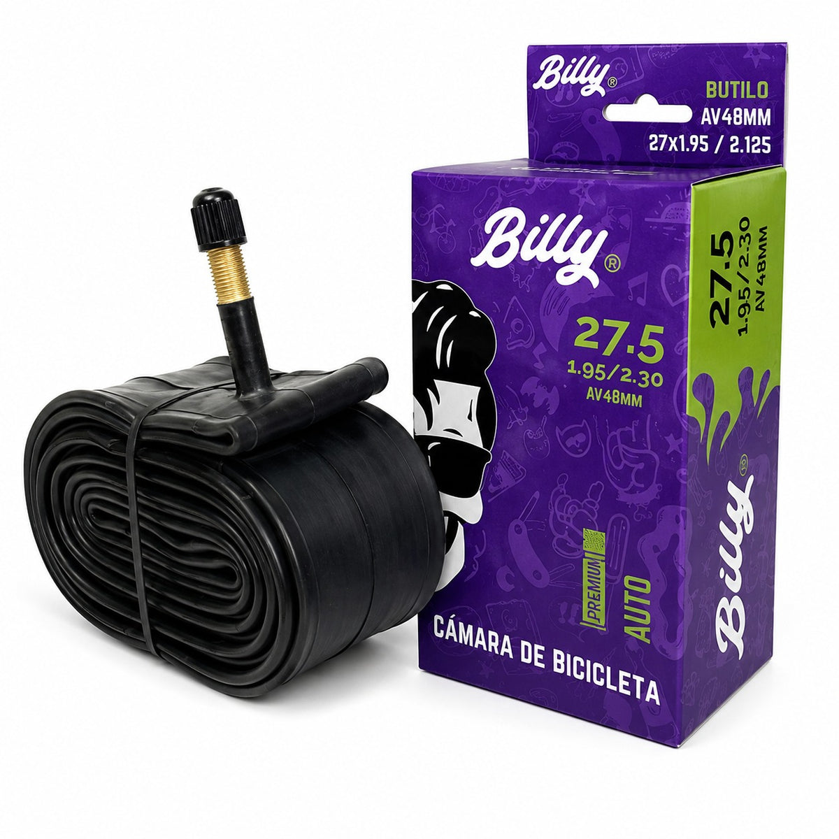 CÁMARA BILLY 27.5X1.95/2.30 AV 48MM