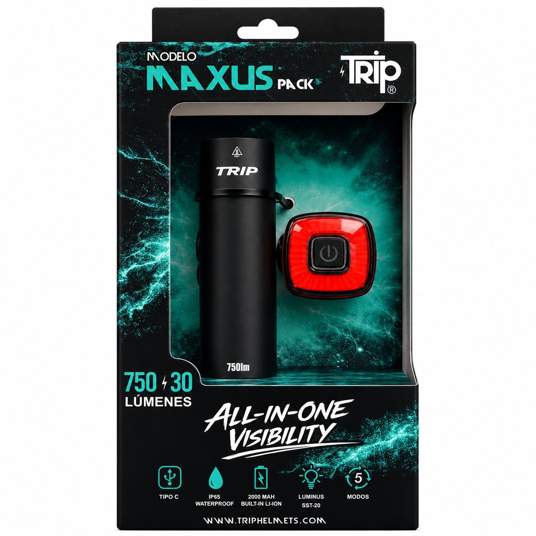 LUZ PACK USB TRIP MAXUS 750 LM / 30 LM