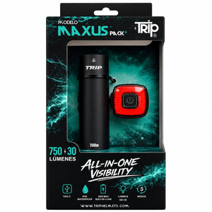 LUZ PACK USB TRIP MAXUS 750 LM / 30 LM