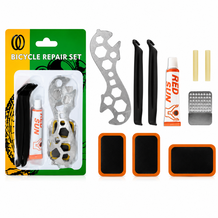 Kit de Reparación de Neumáticos para Bicicleta