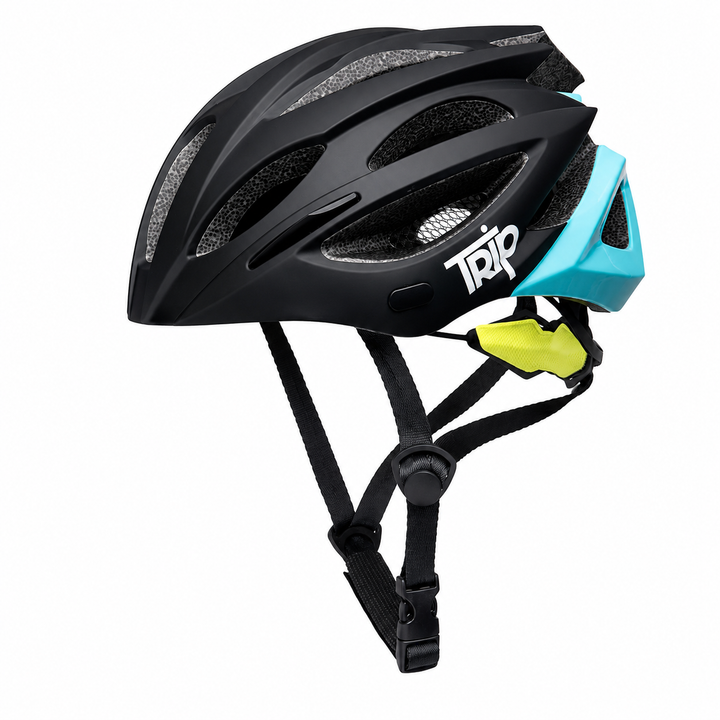 CASCO TRIP MTB DELIRIUM ROAD BLACK/TURQ