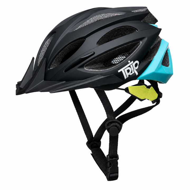CASCO TRIP MTB DELIRIUM ROAD BLACK/TURQ