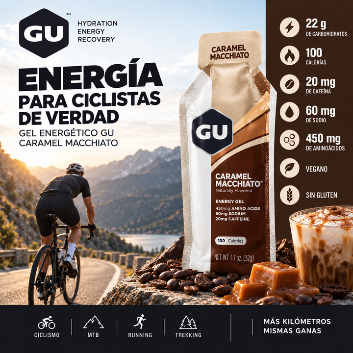 Gel Energético GU Caramel Macchiato | Ciclismo