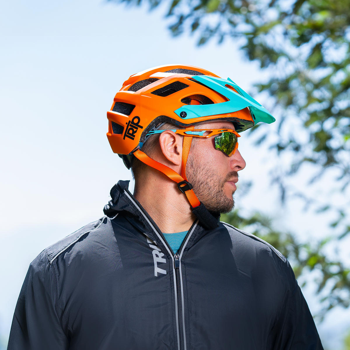 LENTES TRIP PRO 3 MICAS ORANGE/BLUE