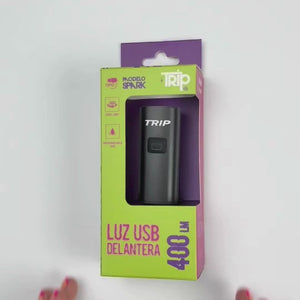 LUZ DELANTERA USB TRIP SPARK 400 LM