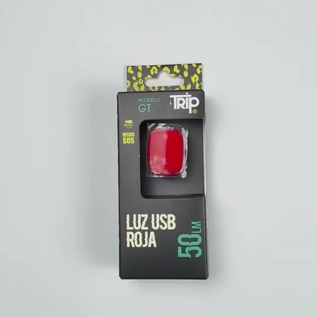 LUZ TRASERA USB TRIP GT 50LM