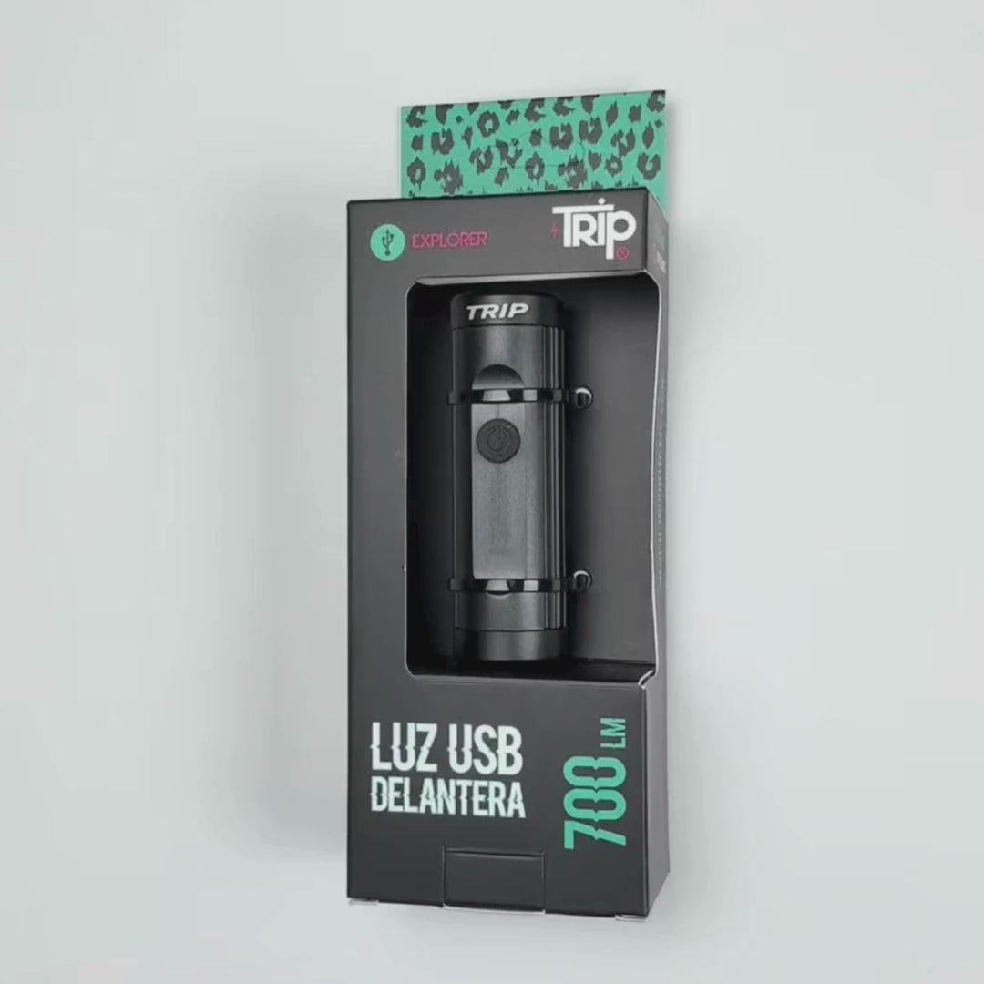 LUZ DELANTERA USB TRIP EXPLORER 700 LM