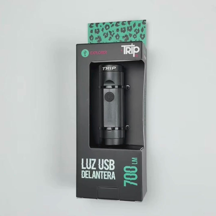 LUZ DELANTERA USB TRIP EXPLORER 700 LM