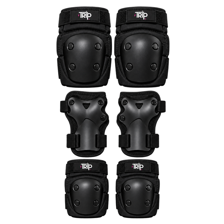 SET DE PROTECCIONES TRIP BLACK