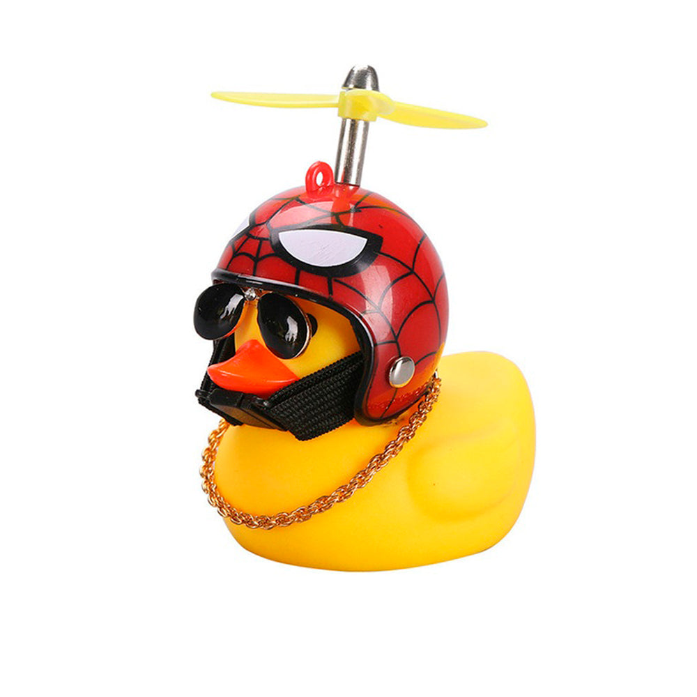 PATO DE HULE FACHERO SPIDERMAN