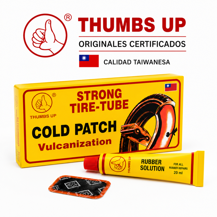 SET PARCHES THUMBS UP 24 UND + PEGAMENTO