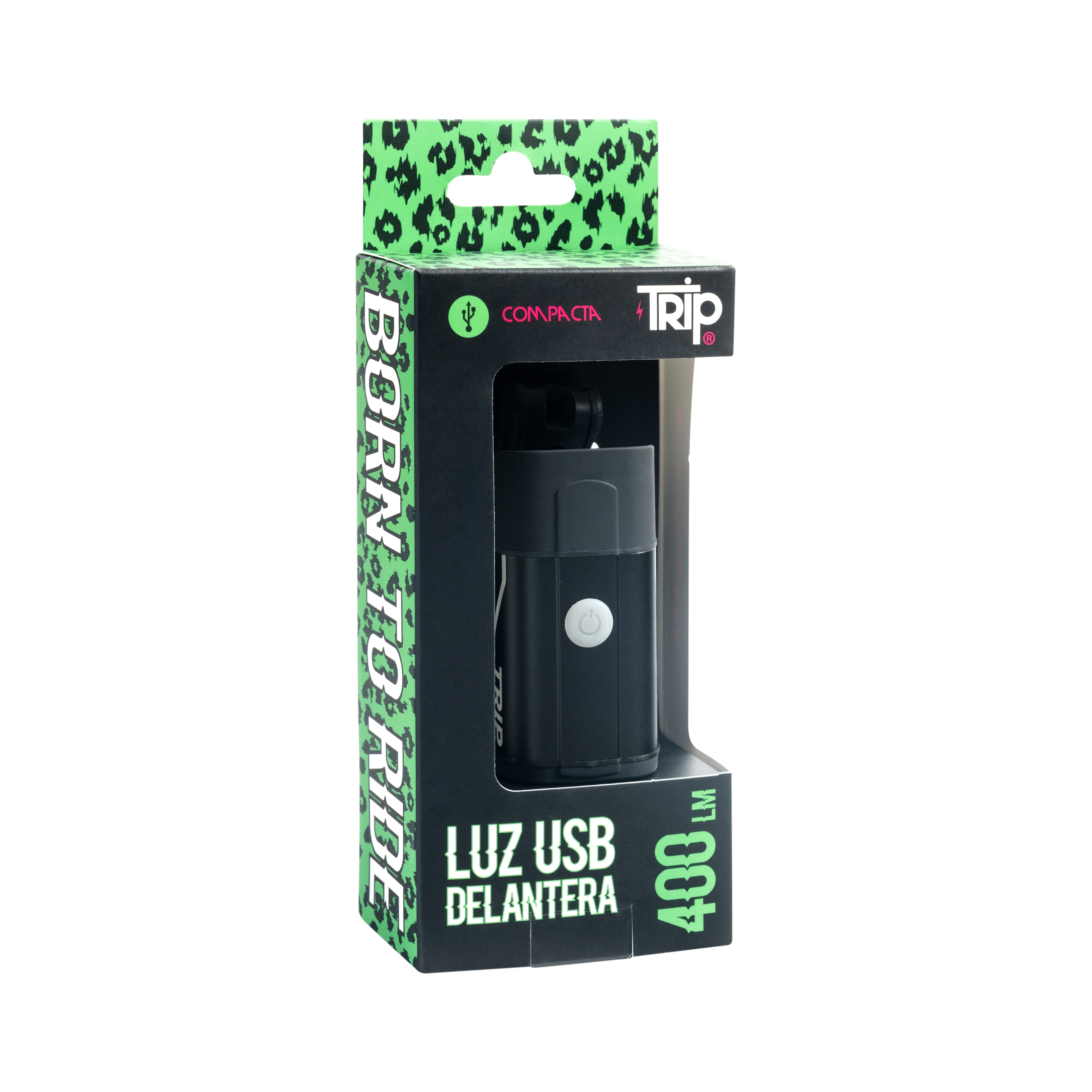 Luz frontal TRIP Compass 400 Lumenes - Bicicosas