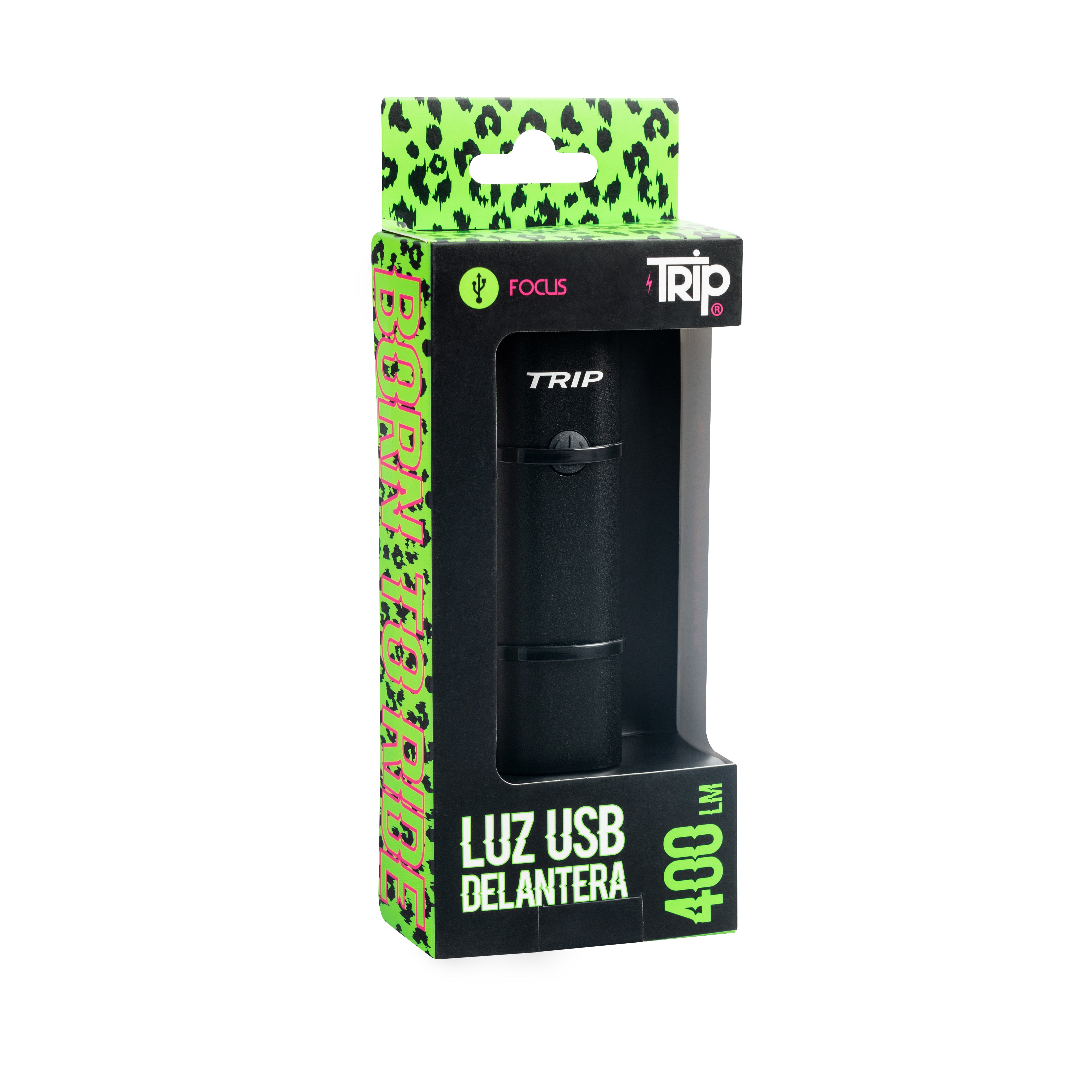 Luz Delantera Para Bicicleta 400 Lumenes Flash Usb Potente