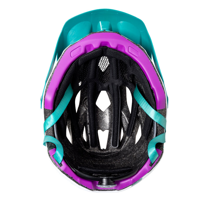 CASCO TRIP ENDURO WHITE/TURQ